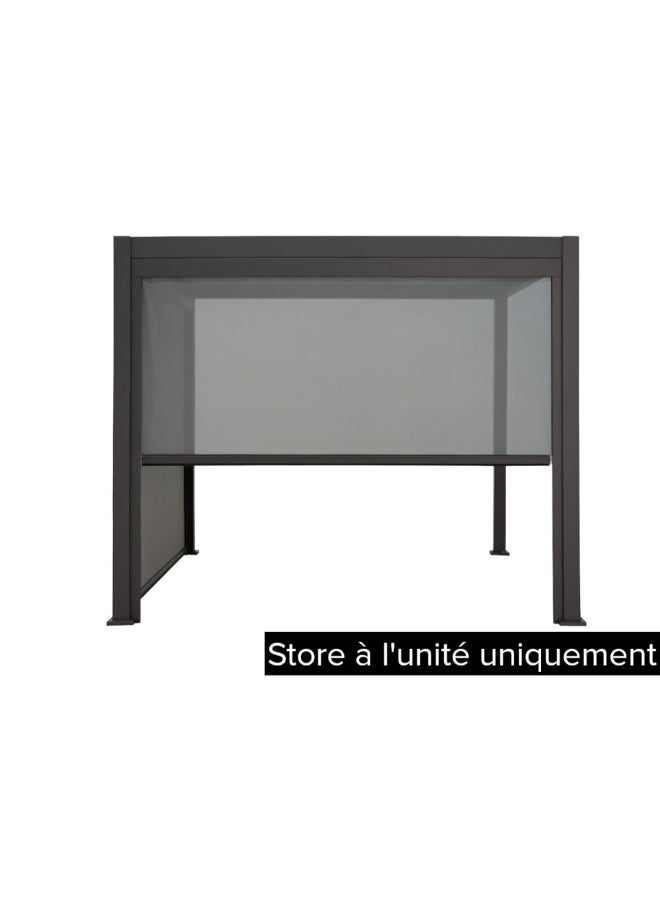 Hesperide Evora Bioclimatic Texaline Pergola Awning Graphite 4 m 205404 - Image 1